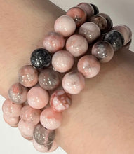 Pink Zebra Jasper Mala