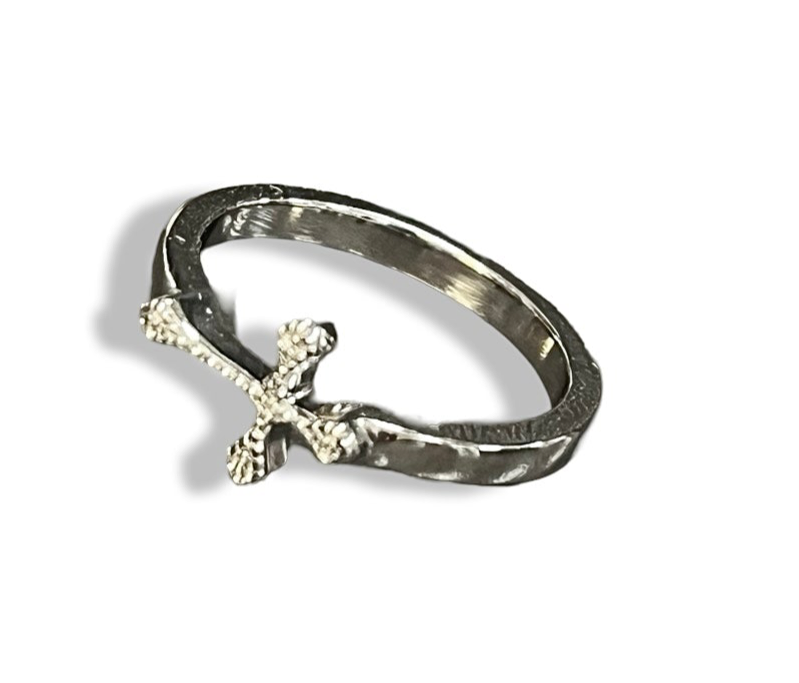 Sterling Silver Cross Ring