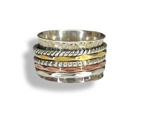 The Lexi - Solid Sterling Silver Meditation Ring