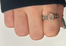 Rose Quartz Sterling Silver Ring