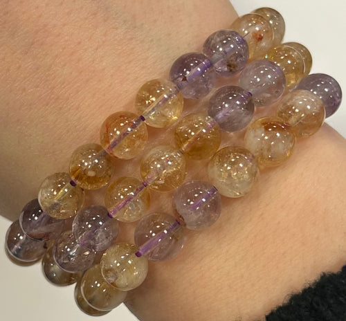 Amethyst and Citrine Mix Mala