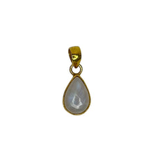 Moonstone Gold Sterling Silver Pendants