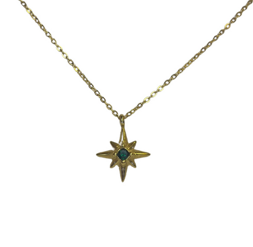 Green Star Necklace