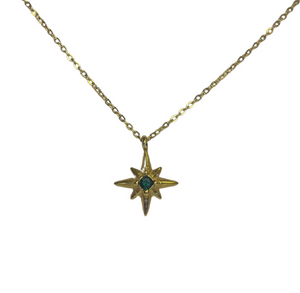 Green Star Necklace