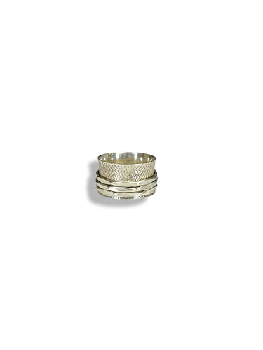 The Tranquil Sterling Silver Meditation Ring