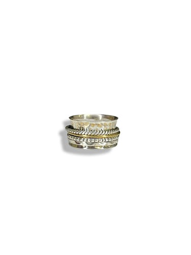 The Nicki - Solid Sterling Silver Meditation Ring