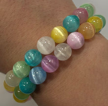Dyed Selenite Mala