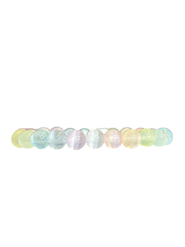 Dyed Selenite Mala