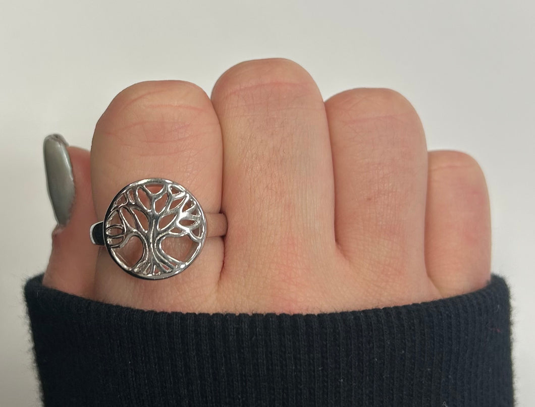 Tree of Life Sterling Silver Ring