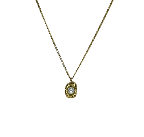 Freeform Pearl Necklace