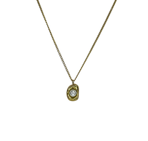 Freeform Pearl Necklace