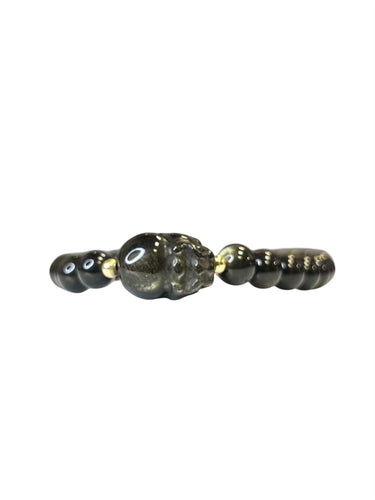 Golden Obsidian with Pixiu Mala