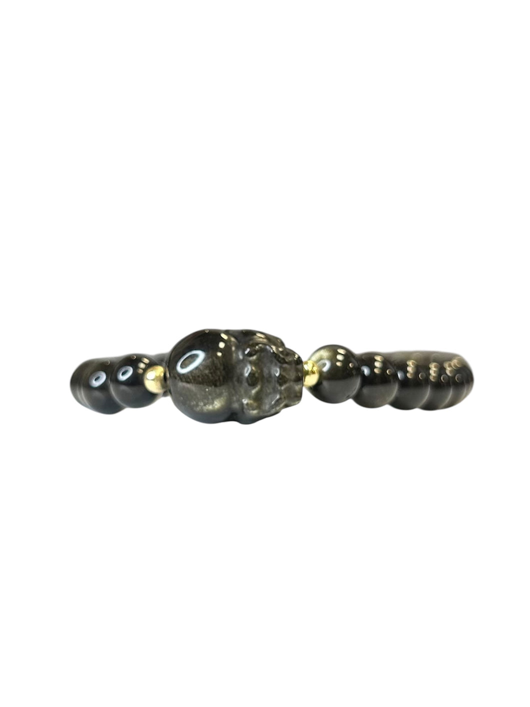 Golden Obsidian with Pixiu Mala