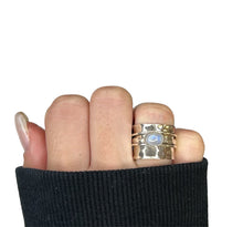 Moonstone Sterling Silver Meditation Ring