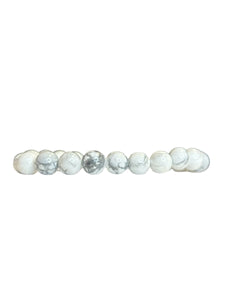 White Howlite Mala