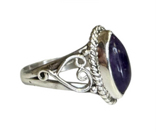 Estelle Amethyst Sterling Silver Marquise Ring
