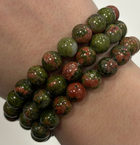 Unakite Mala