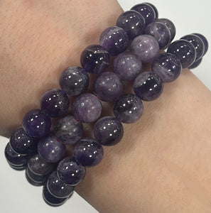 Chevron Amethyst Mala
