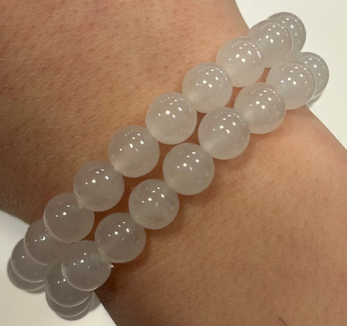 White Jade Mala