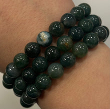 Moss Agate Mala