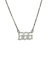 Rhinestone Angel Number Necklace