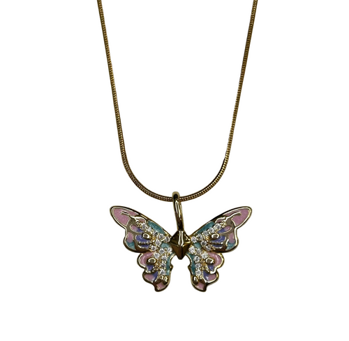 Colourful Butterfly Necklace