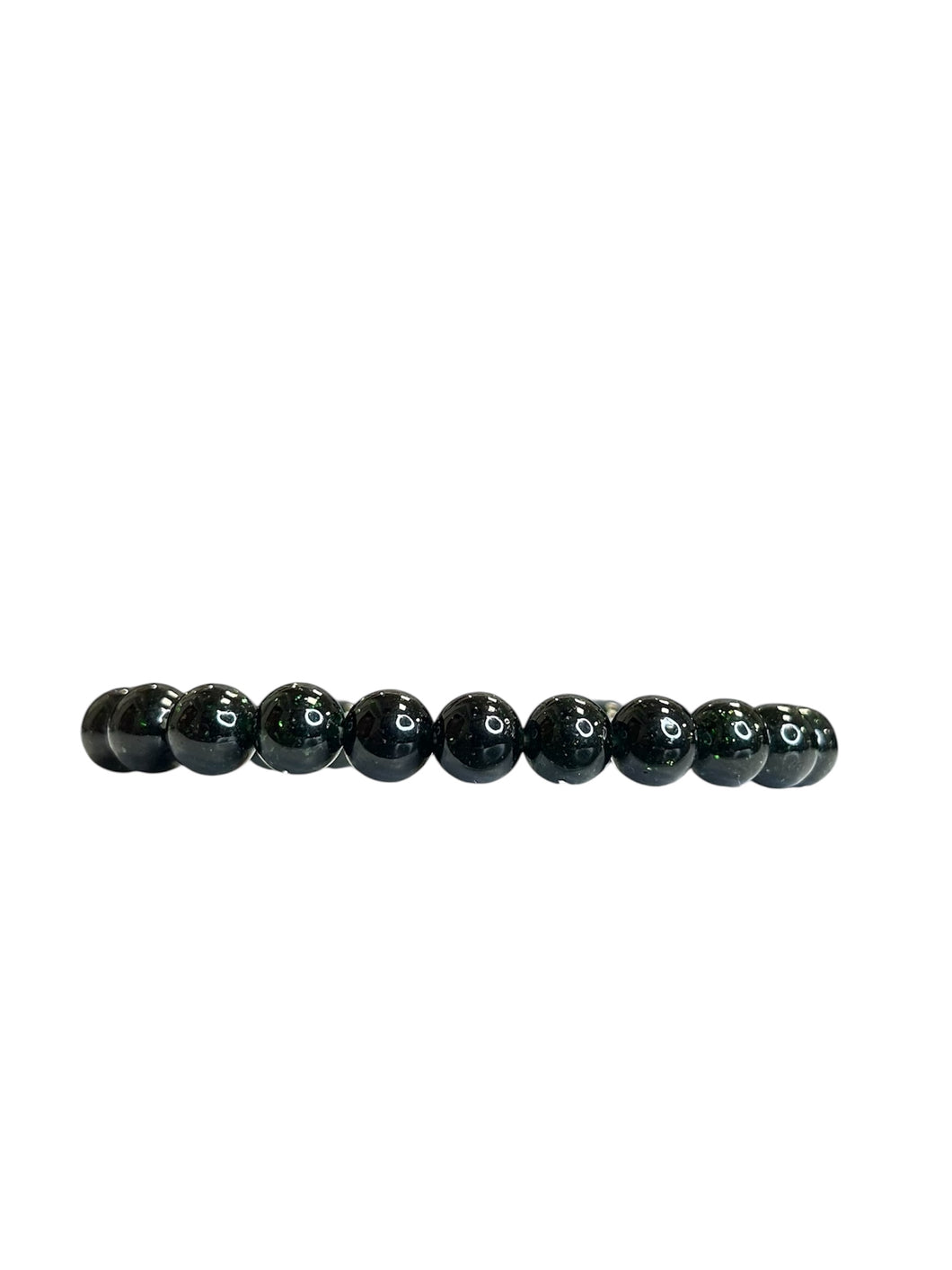 Green Goldstone Mala