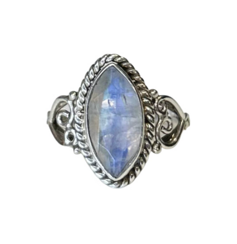 Estelle Moonstone Marquise Sterling Silver