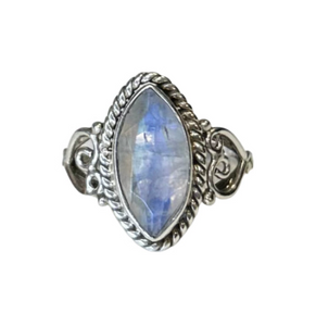 Estelle Moonstone Marquise Sterling Silver