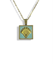 Calico Seashell Necklace