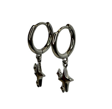 Star Charm Drop Hoop