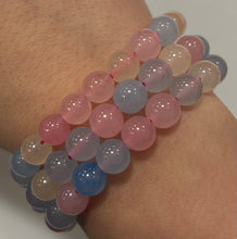 Morganite Man-Made Mala