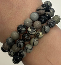 Spider-Vein Jasper Mala