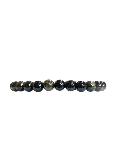 Golden Obsidian Mala