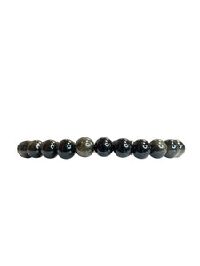 Golden Obsidian Mala