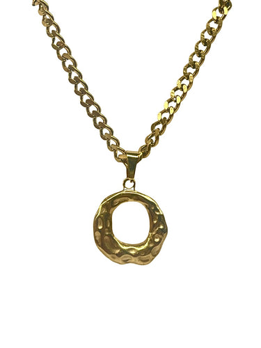 Sculpted Oval Necklace
