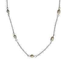 Spaced Pearl Necklace