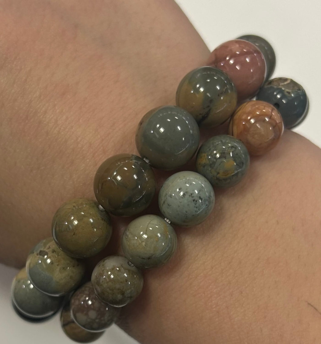 Polychrome Jasper Mala