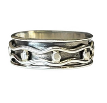 Wave Sterling Silver Meditation Ring