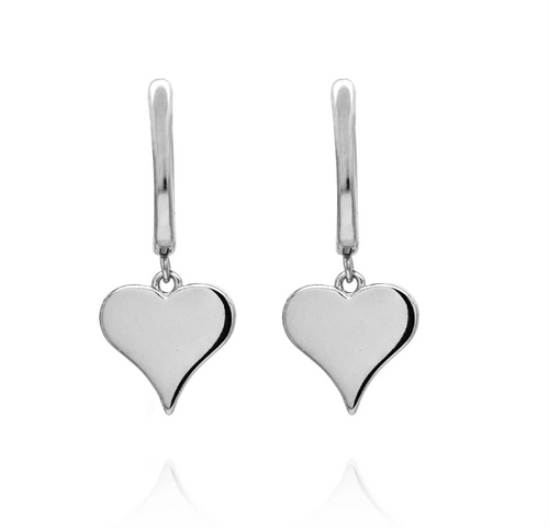 Heart Drop Earrings
