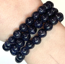 Blue Goldstone Mala