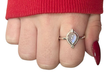 Moonstone Fancy Sterling Silver Ring