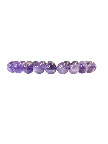 Chevron Amethyst Mala