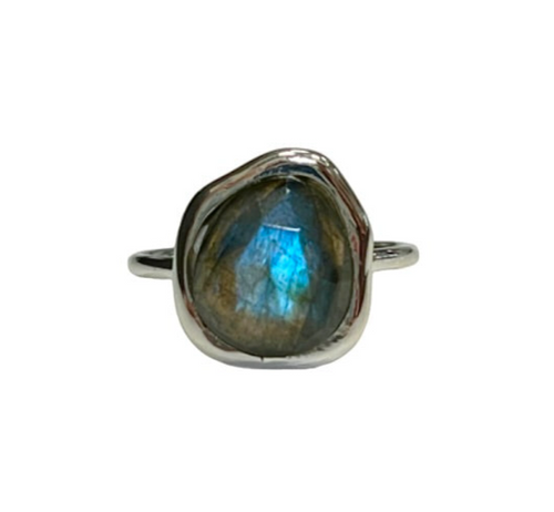 Vanna Labradorite Sterling Silver Ring