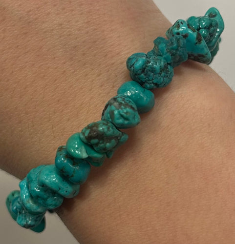 Turquoise Chip Mala