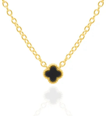 Minimalist clover necklace