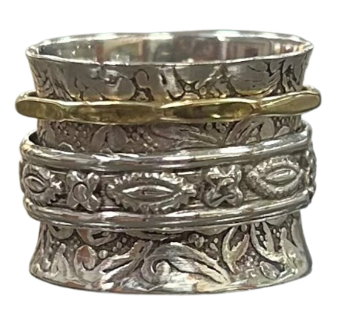 The Lift Sterling Silver Meditation Ring