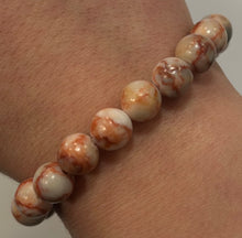 Red Banded Calcite Mala