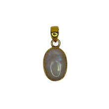 Moonstone Gold Sterling Silver Pendants
