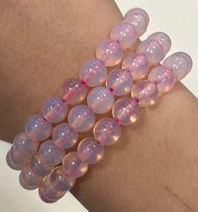 Pink Opalite Mala